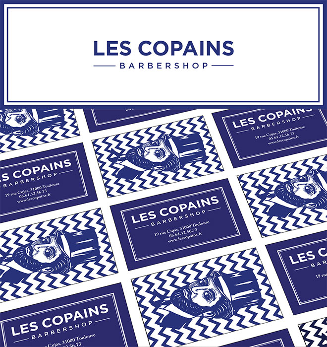 Les Copains Barber Shop by Mathieu Boberiether