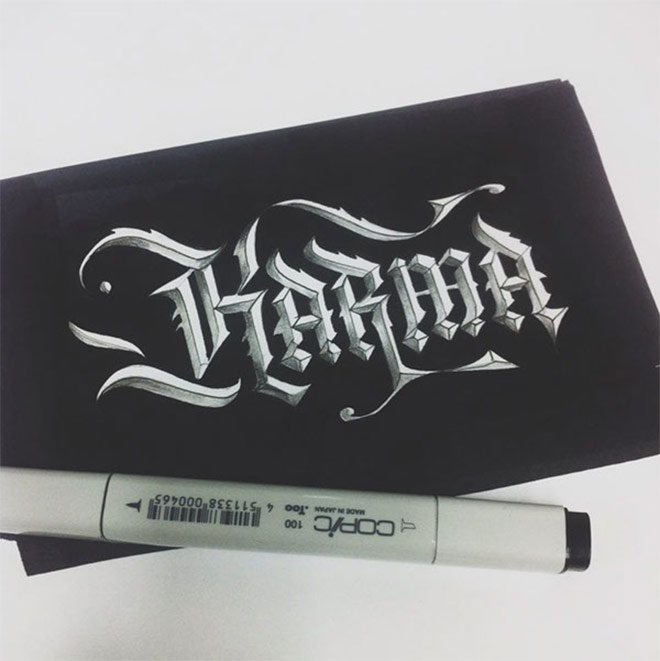 Calligraphy Collection by Daniel Letterman