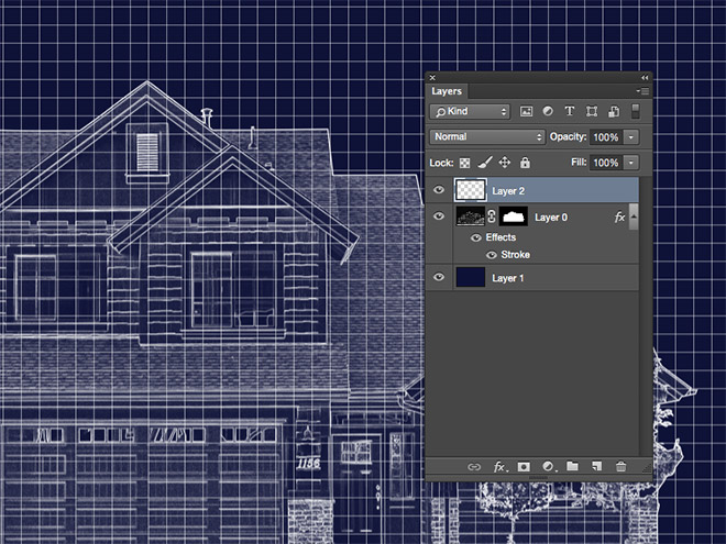 How To Create A Blueprint Effect In Adobe Photoshop