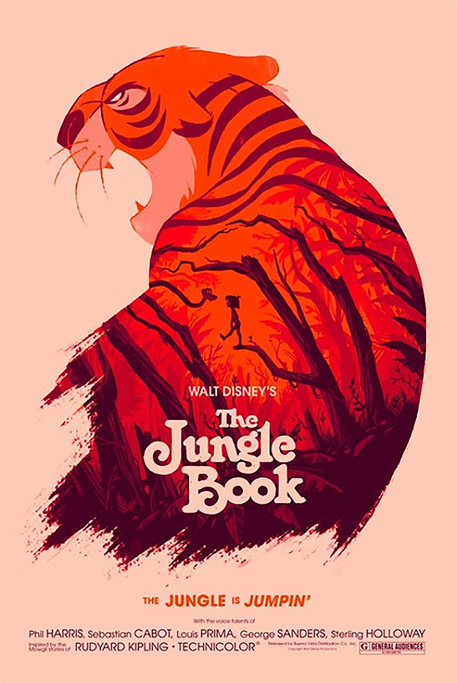 The Jungle Book by Olly Moss#