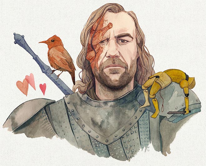 Sandor Clegane by Asya Lisina