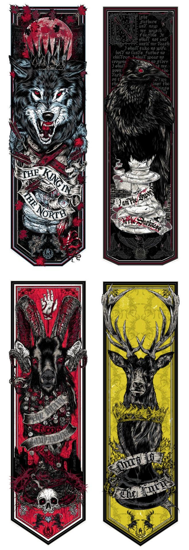 Game of Thrones Banners by Rhys Cooper