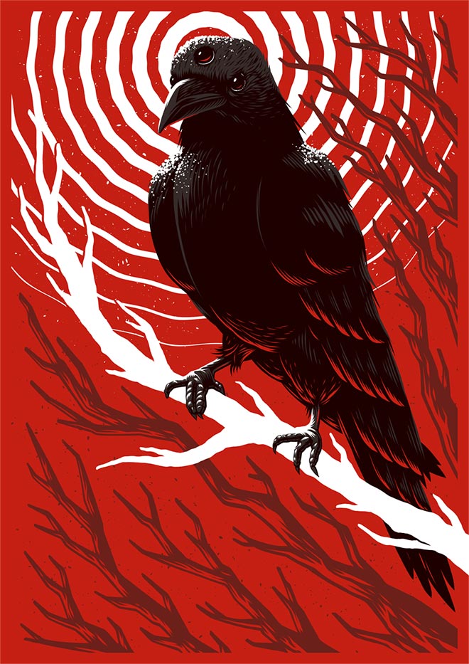 Winter is Coming Screenprint by Ian Jepson