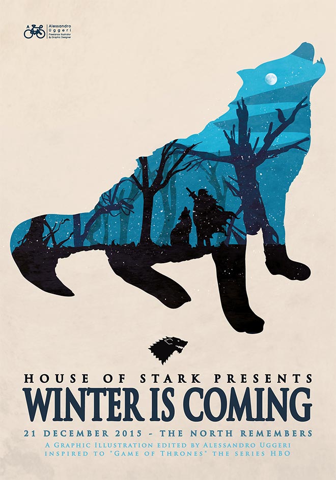 Game of Thrones Poster Series by Alessandro Uggeri