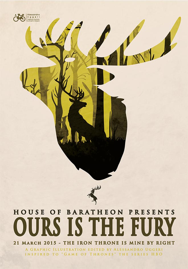 Game of Thrones Poster Series by Alessandro Uggeri