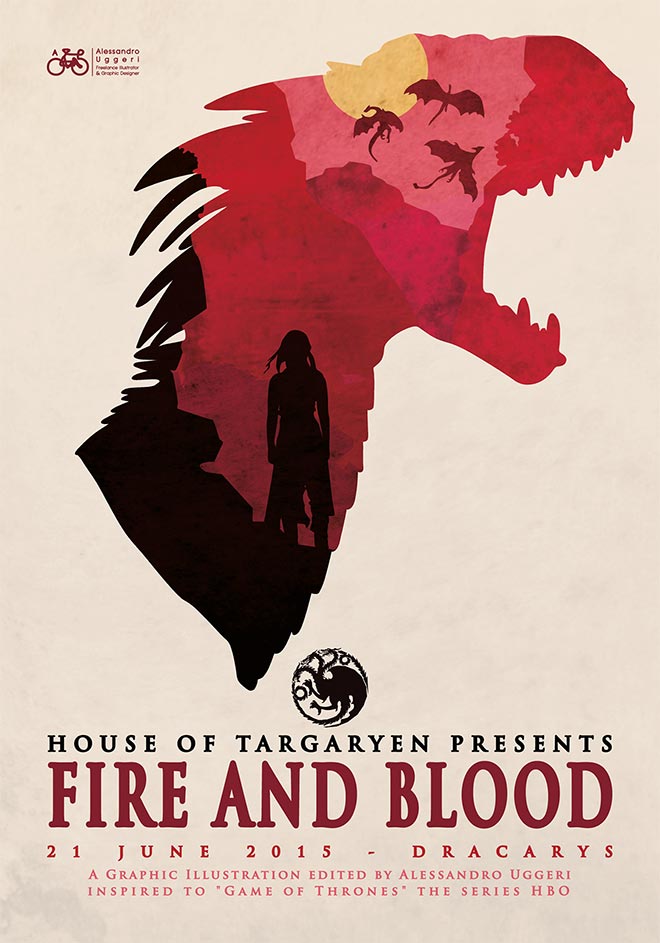 Game of Thrones Poster Series by Alessandro Uggeri