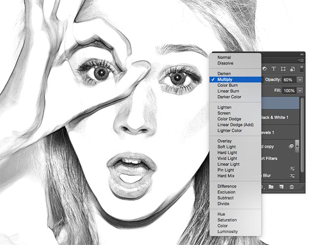 Free Photoshop Actions Sketch and Painting Effects Set