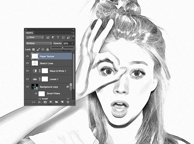 Ink Sketch Photoshop Effect  Creative Market
