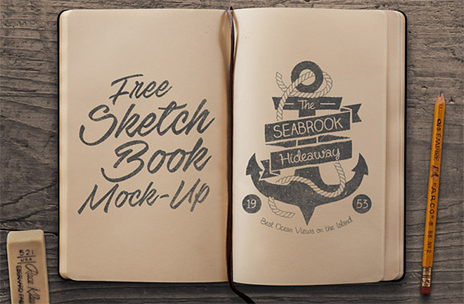 Download 25 Free Psd Templates To Mockup Your Sketches Drawings Yellowimages Mockups