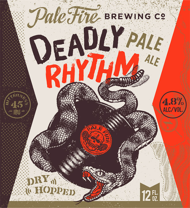 Pale Fire Deadly Rhythm Pale Ale by Emrich Office