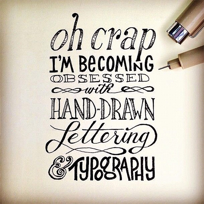 Hand Drawn Lettering by The Lettering Supply Co.