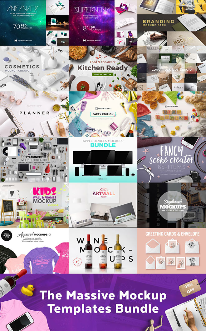 The Massive Mockup Template Bundle