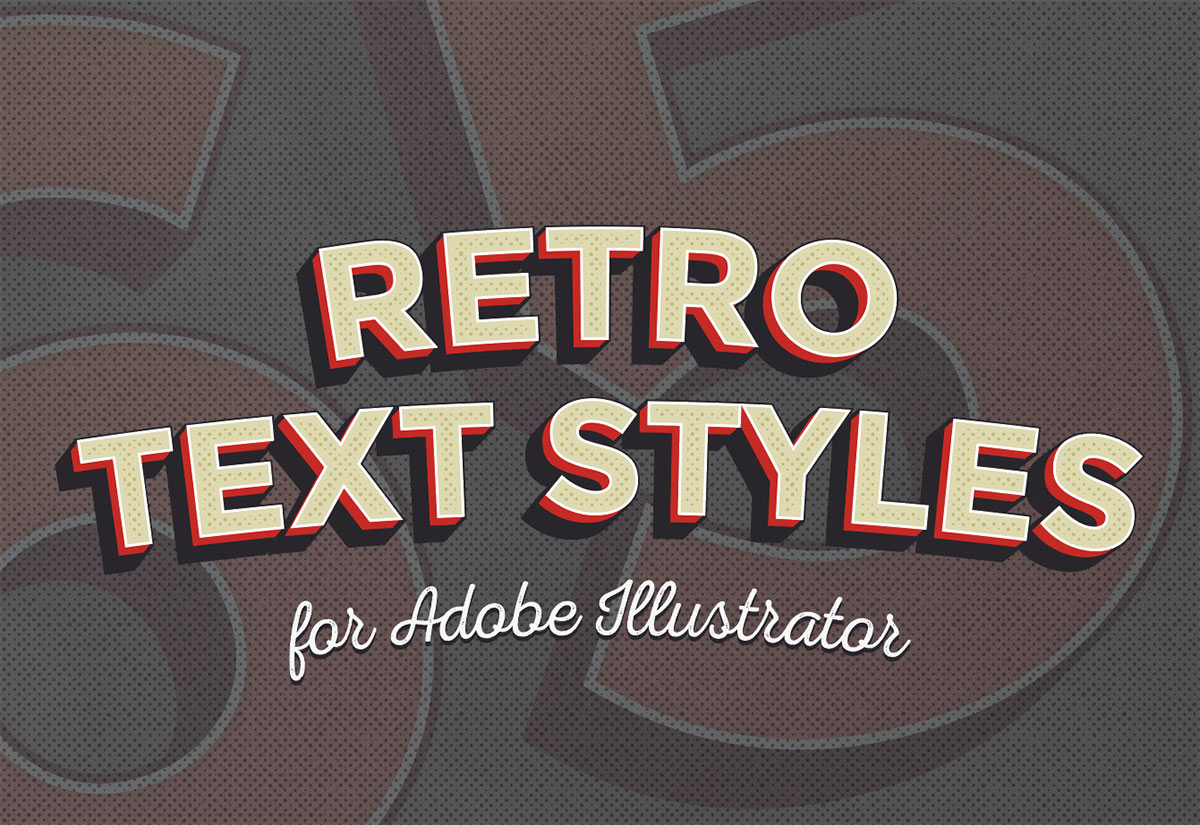 download text graphic styles for text in illustrator