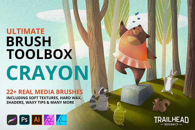 illustrator crayon brush free download