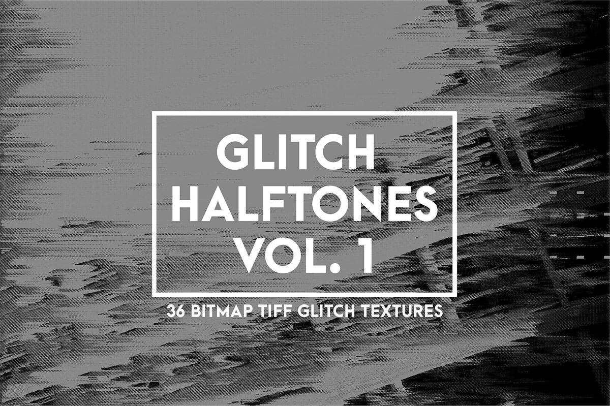 36 Glitch Halftone Textures For Access All Areas Members