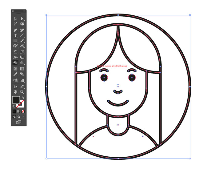 Avatar Icon Creator Pack: Build your Own Vector Character in Illustrator