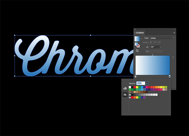 chrome outline graphics effects download free adobe illustrator