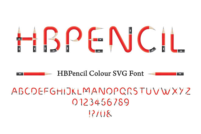 HBPENCIL SVG Font