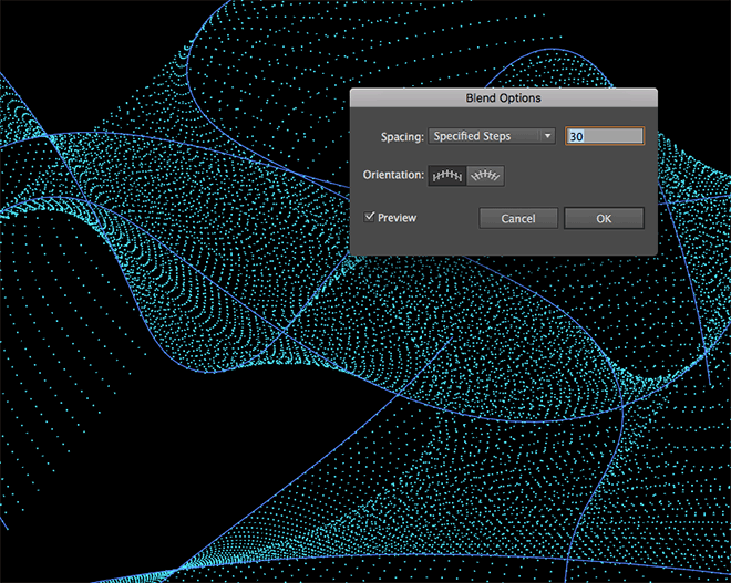 How To Create Digital Particle Waves In Adobe Illustrator