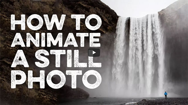 Video Tutorial: How To Animate a Still Photo in Photoshop