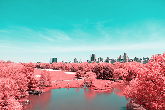 Infrared NYC by Paolo Pettigiani
