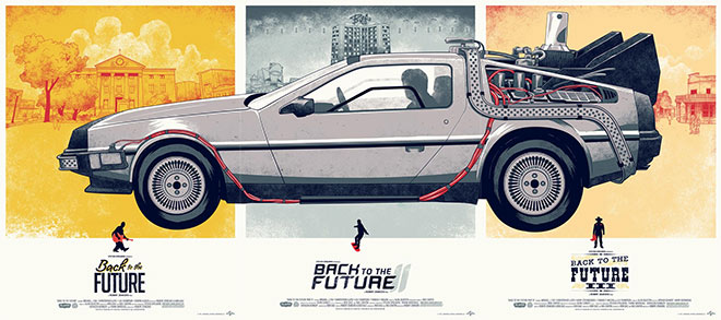 Back to the Future Trilogy by Phantom City Creative