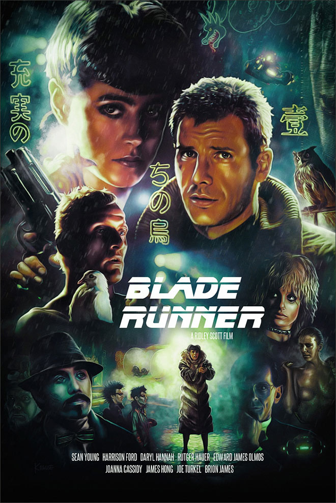 Blade Runner Poster by Ralf Krause