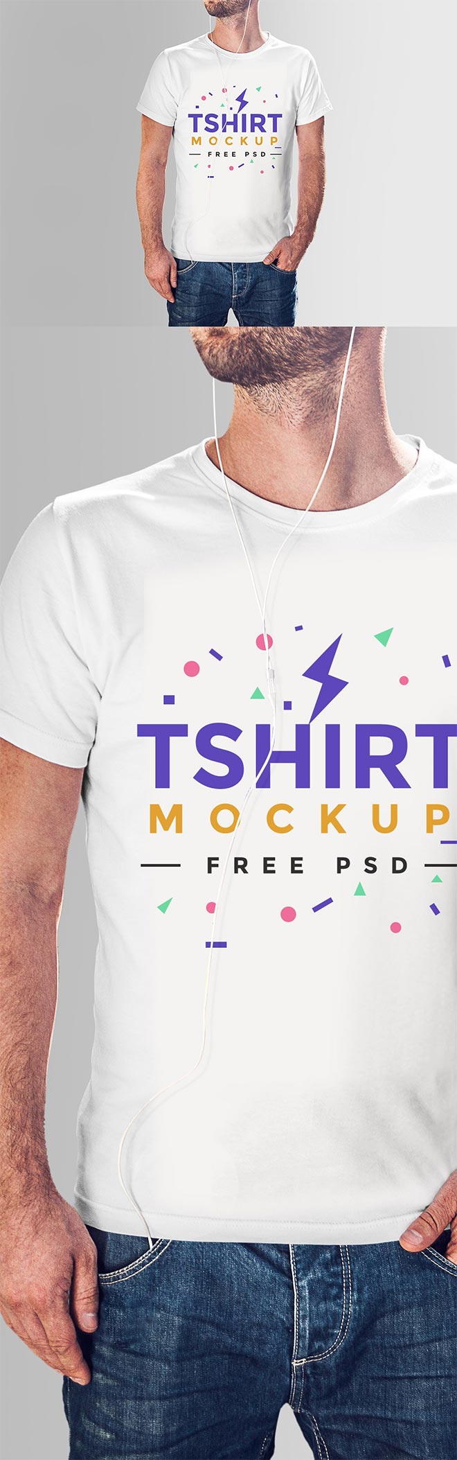 Free Tshirt Mockup PSD