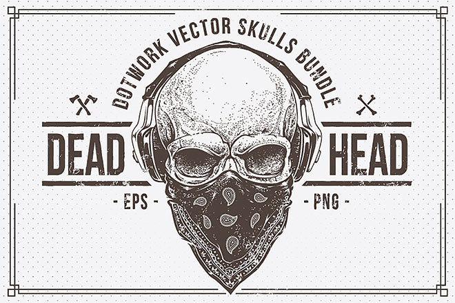 Dead Head Skulls Bundle "width =" 660 "height =" 439 "class =" alignnone size-full wp-image-9190