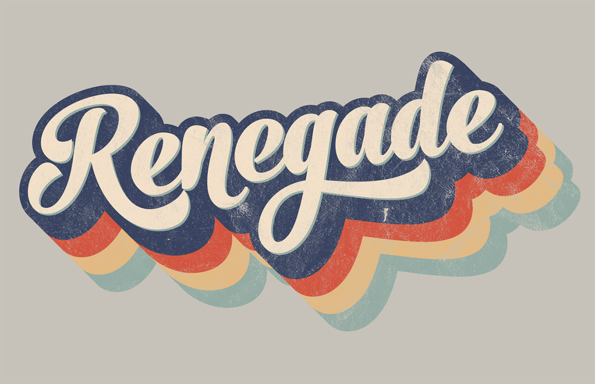 How To Create a Retro 70s Style Striped Logo Type Effect