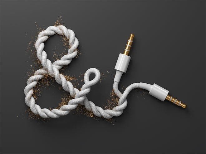 Ampersand Audio Cable by Mikael Eidenberg