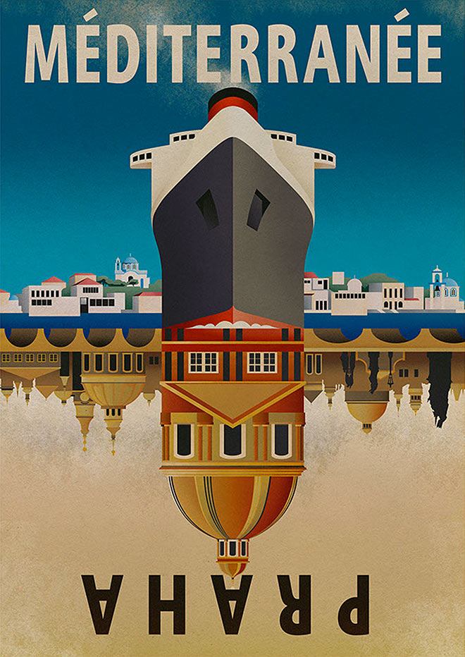 Mediterranee Poster by Stephen Fuller