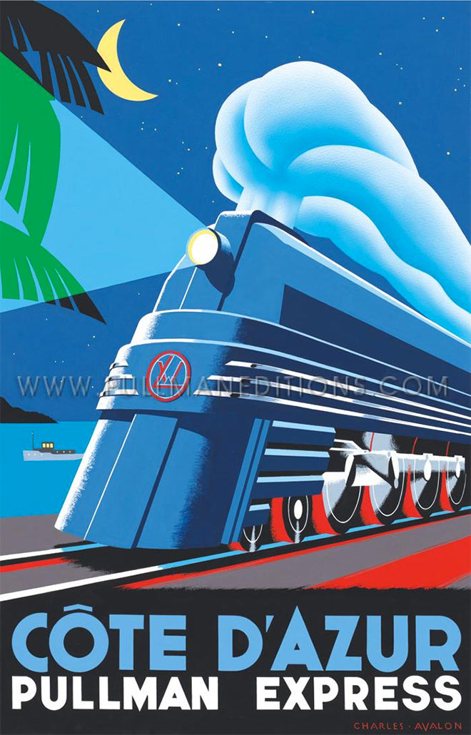 Cote D'Azur Pullman Express by Charles Avalon