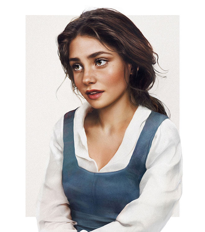 Belle from Beauty and the Beast by Jirka Vaatainen