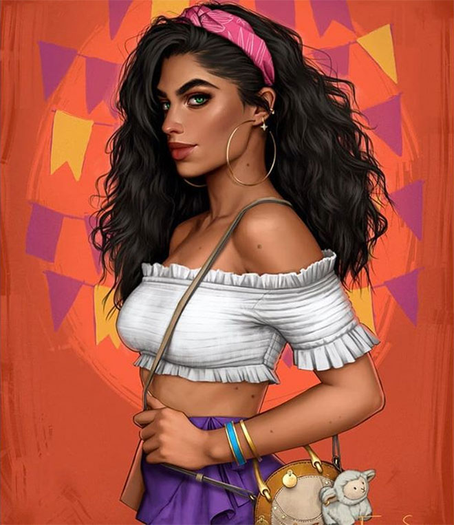 Modern Esmeralda by Fernanda Suarez