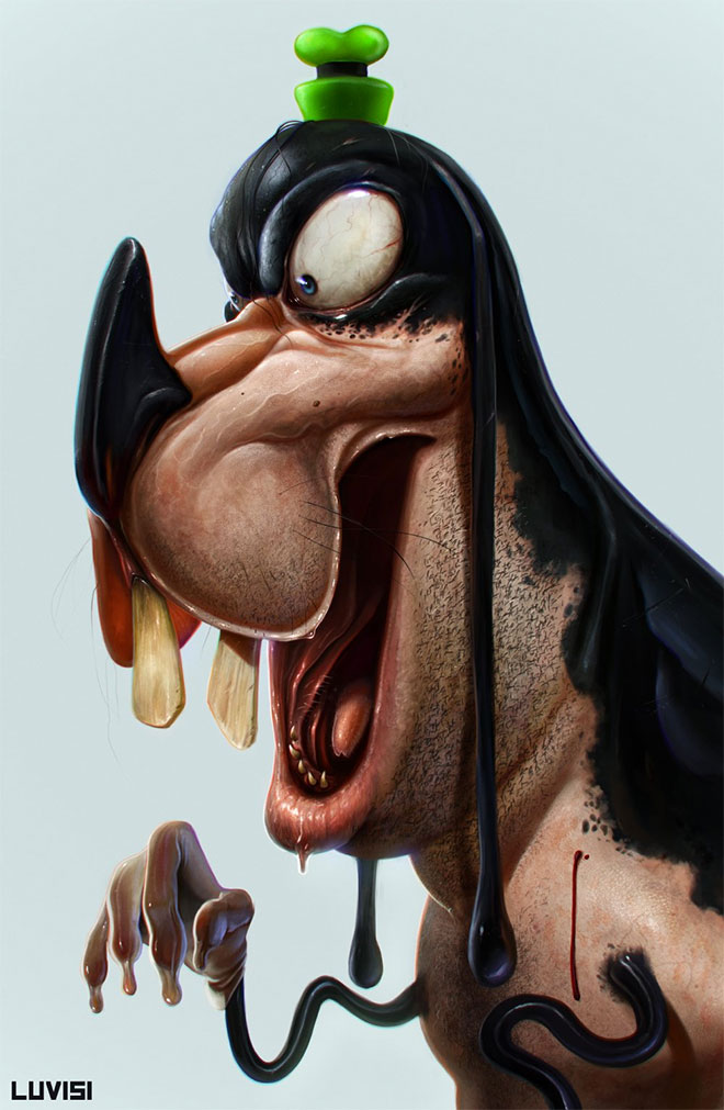 Goofy, King of Meat by Dan LuVisi
