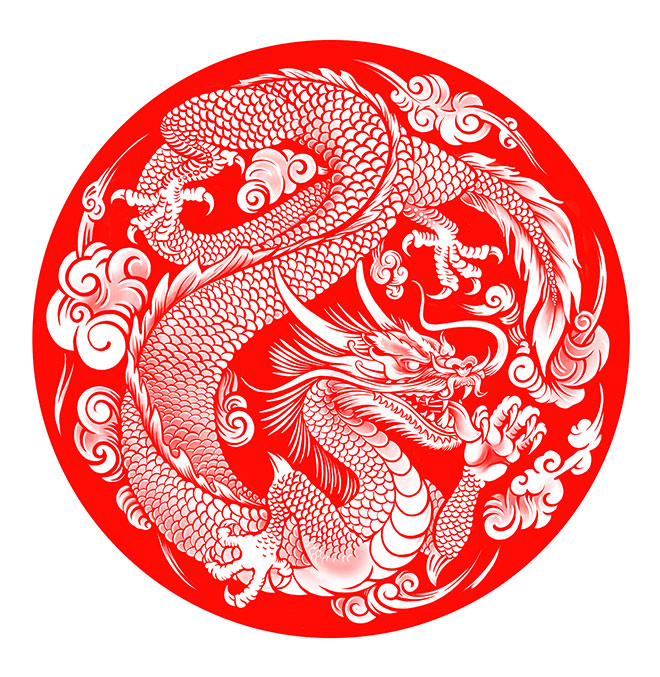 Chinese Dragon by Annie Hryshchenko