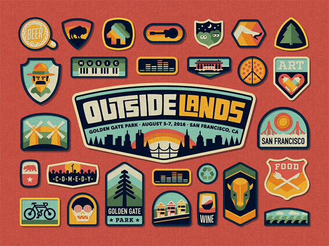 Outside Lands Festival Branding by DKNG