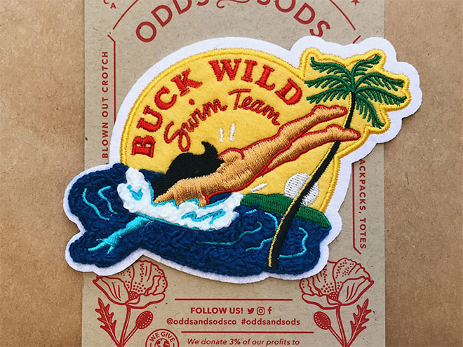 Buck Wild Chenille Patch by Amy Hood