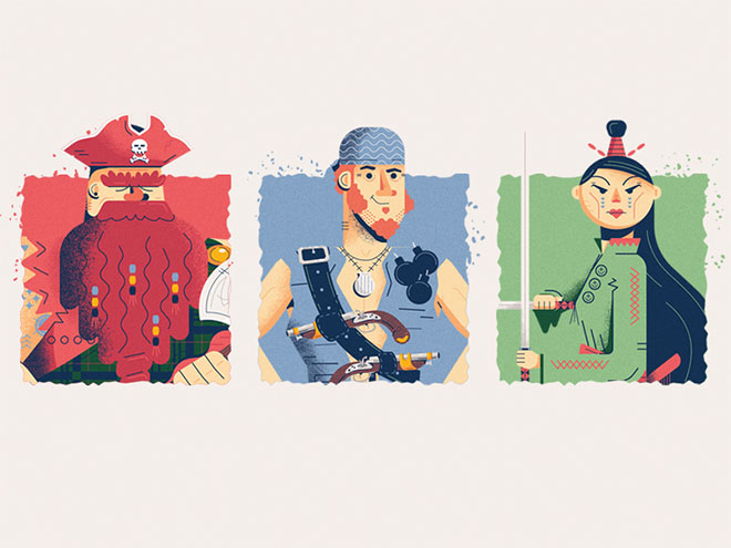 Game Characters by Nathan Walker