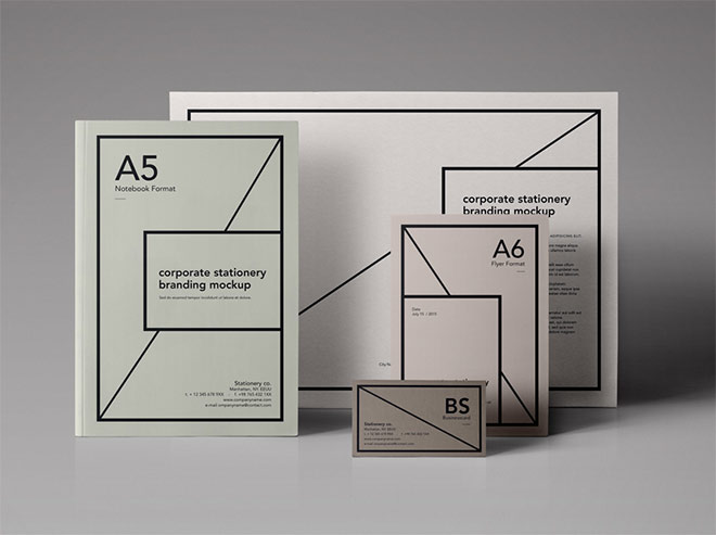 Download 40 Stationery Mockup Templates You Can Download For Free PSD Mockup Templates