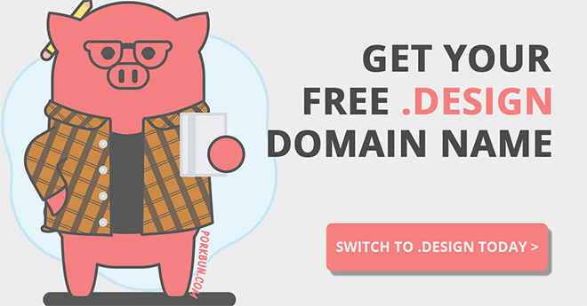 Get Your Free .design Domain Name