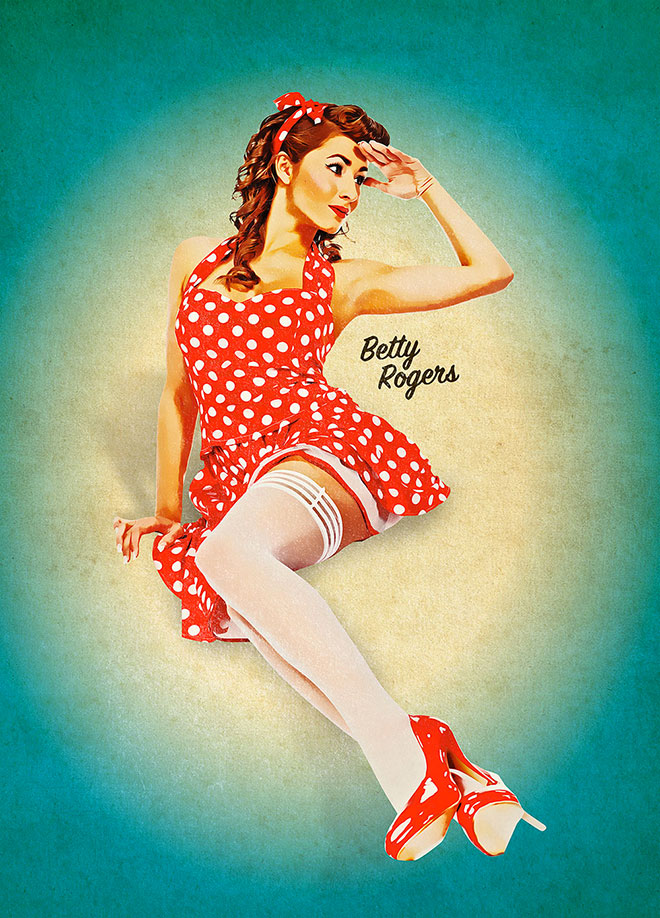 How To Create A Pin Up Poster In Photoshop