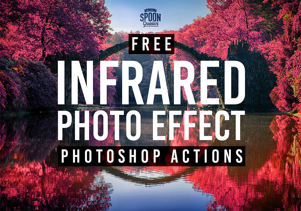 download false color infrared action photoshop