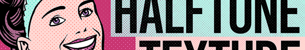 10 Halftone Texture Brushes for Adobe Photoshop
