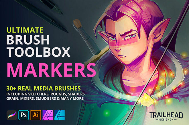 marker brush illustrator free download