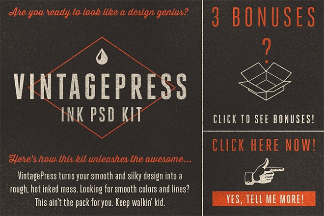 VINTAGEPRESS FOR ADOBE PHOTOSHOP