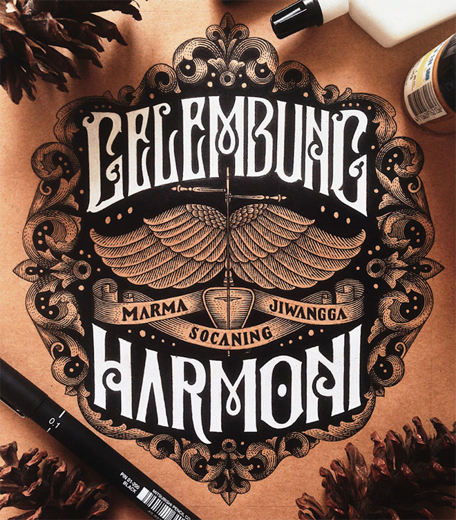 Gelembung Harmoni T-Shirt by Alfonsus Abimatha