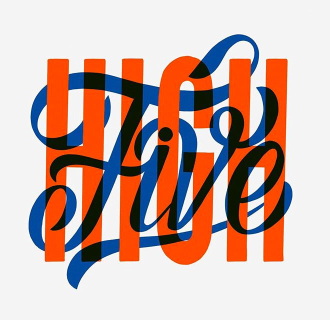 High Five by Super Nice Letters