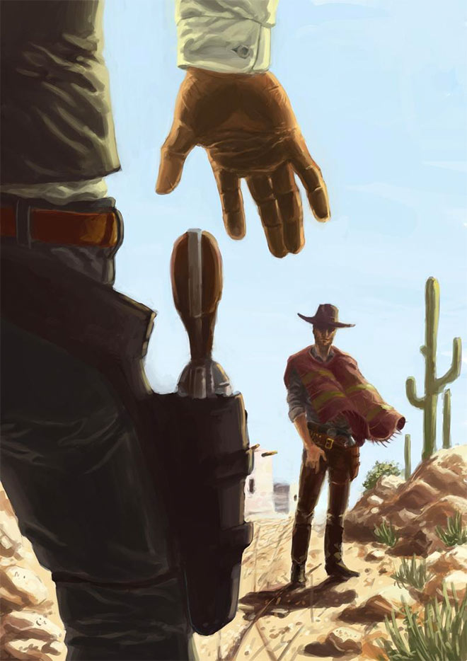 Gunslingers by MrHarp